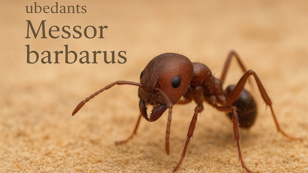Messor barbarus: la colonia más espectacular que puedes tener. @Ubedants 