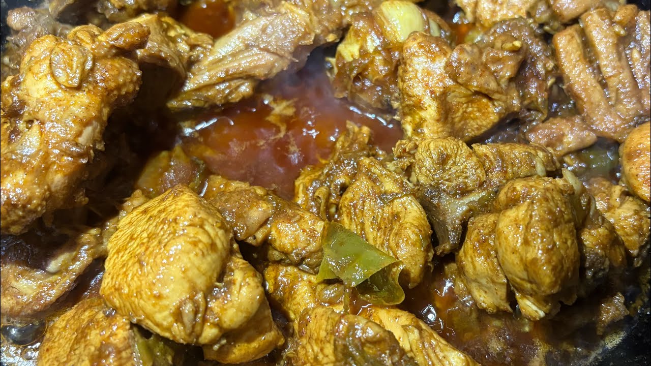 Chicken cook with green chilies// northeast India//Mukbang