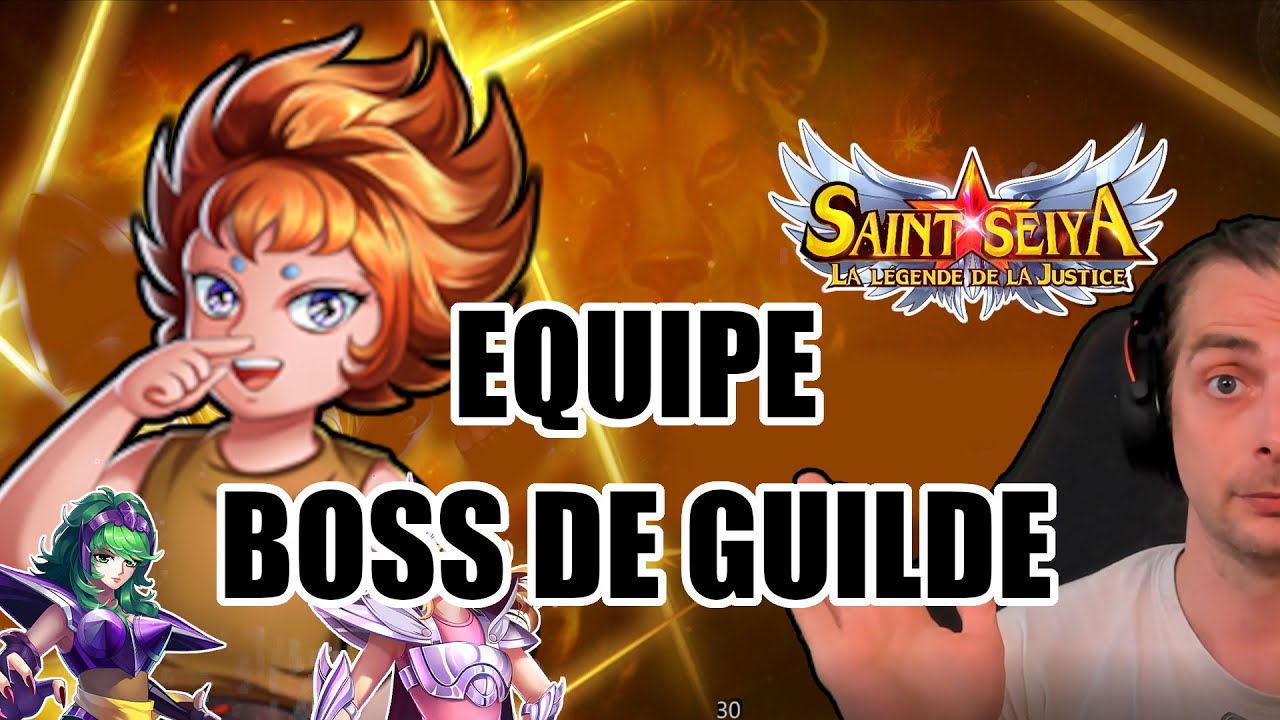 SAINT SEIYA: LEGEND OF JUSTICE : CONSTRUIRE SA PROPRE ÉQUIPE SUR LE BOSS DE GUILDE!!