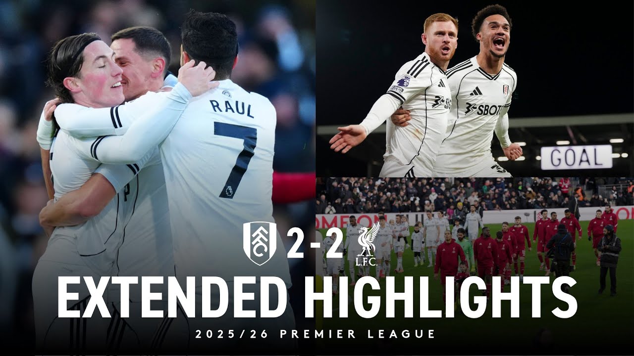 EXTENDED HIGHLIGHTS | Fulham 2-2 Liverpool | Reed's INSANE Equaliser In Added Time 🤯