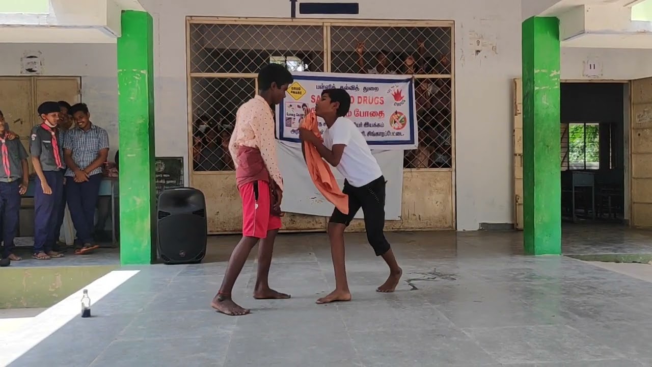 வேண்டாம் போதை விழிப்புணர்வு drama part 1, GBHSS, Singarapettai