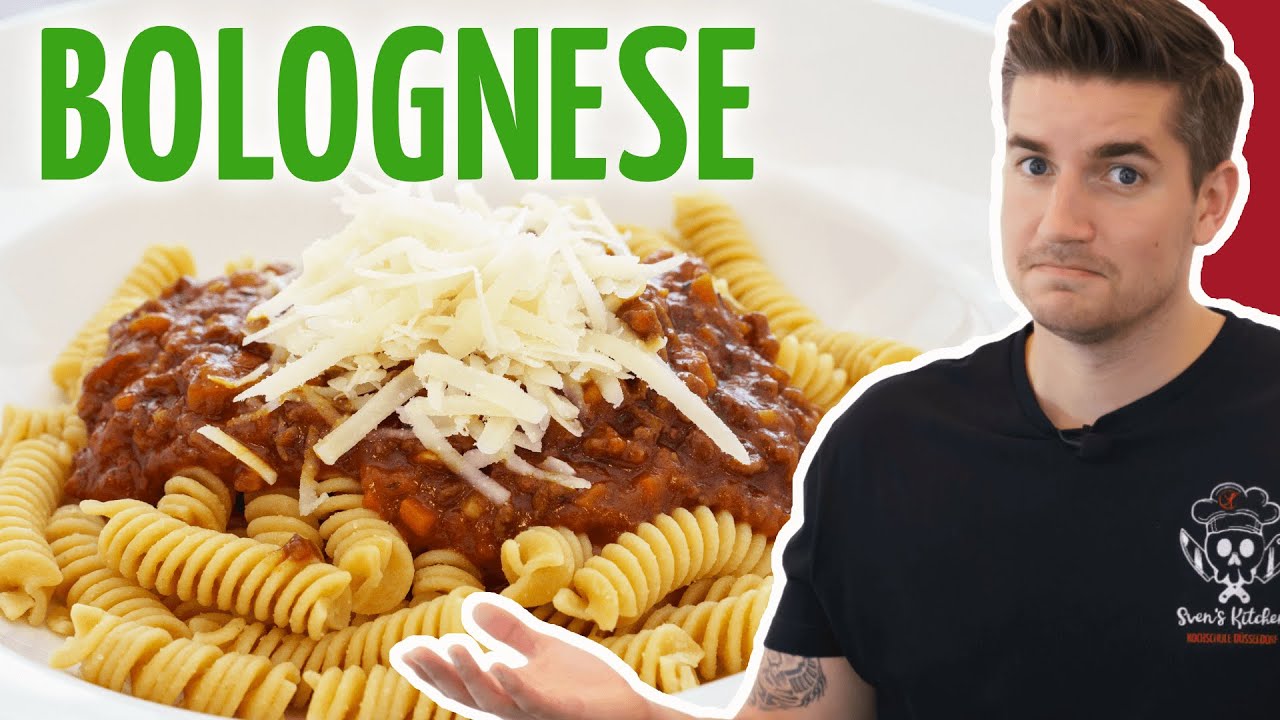 Pasta Bolognese Soße selber machen - Glutenfrei