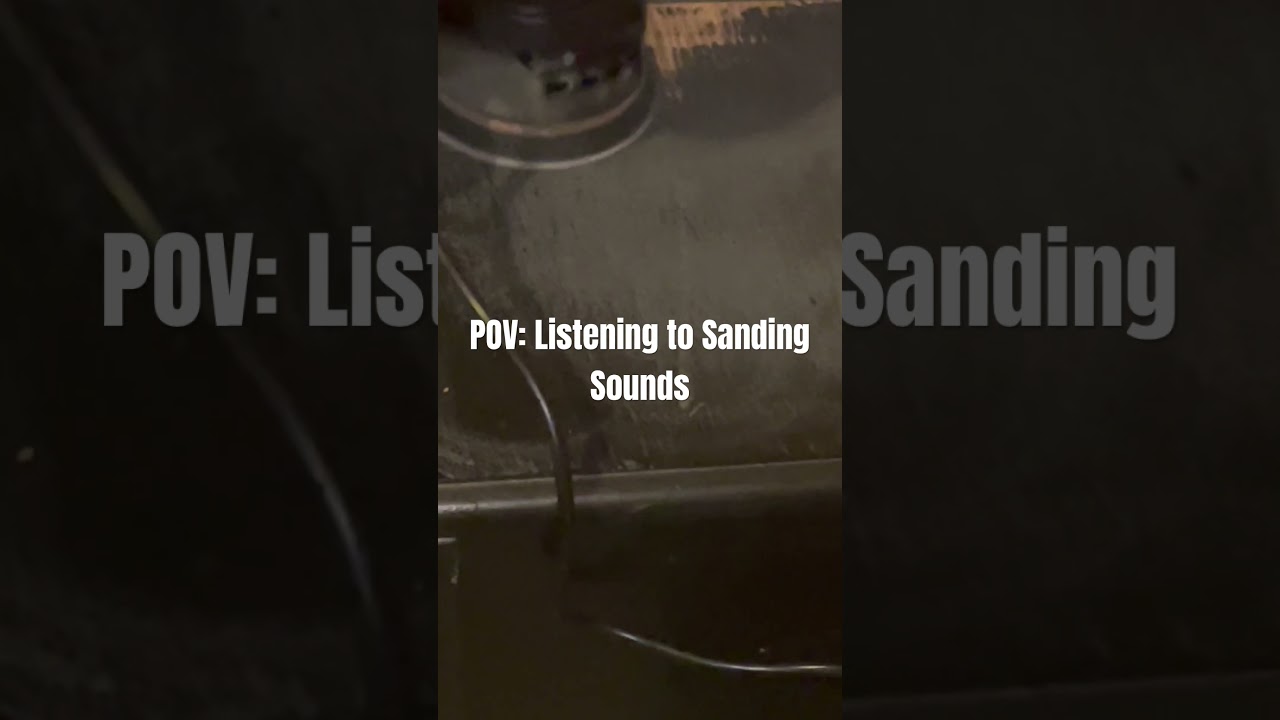 Electric Sander Sound Effects!  Listen to the sander touch that vibrating wood.#asmr #soundeffects