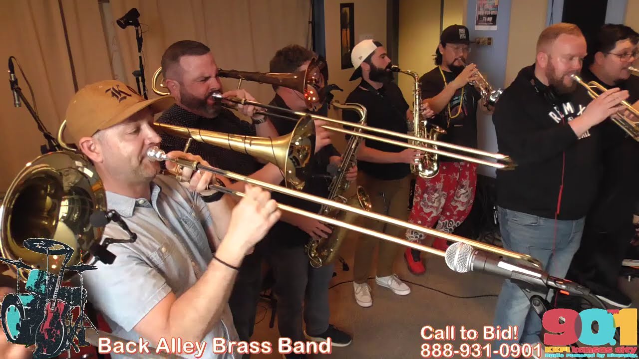 Back Alley Brass Band • Full Performance (Live on KKFI 2025 Band Auction)