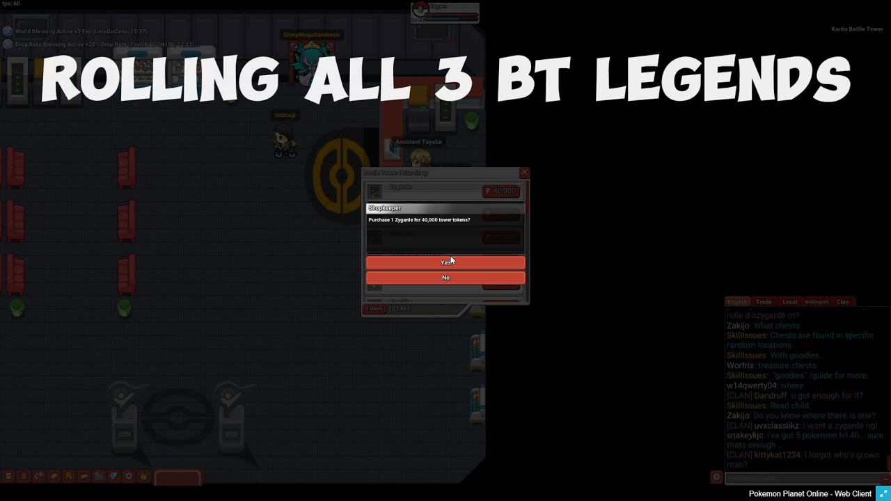 Poke Nexus - Rolling all BT legends