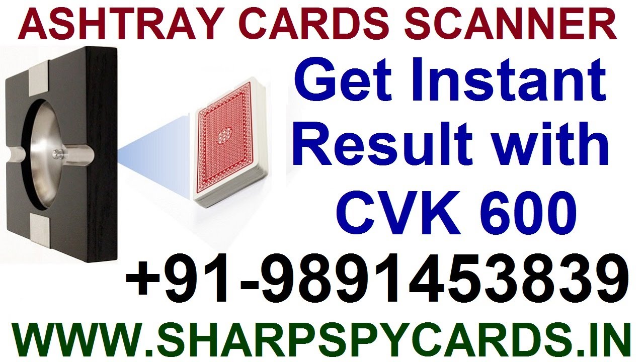 Latest CVK 600 Ashtray Scanner for Playing Cards | Best 51 Card Game Device | 9891453839