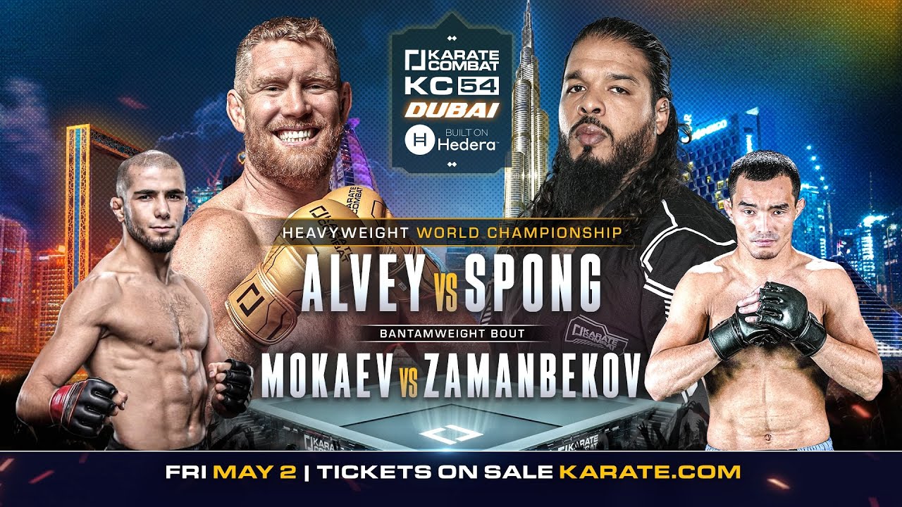KARATE COMBAT 54 | LIVE | ALVEY vs SPONG