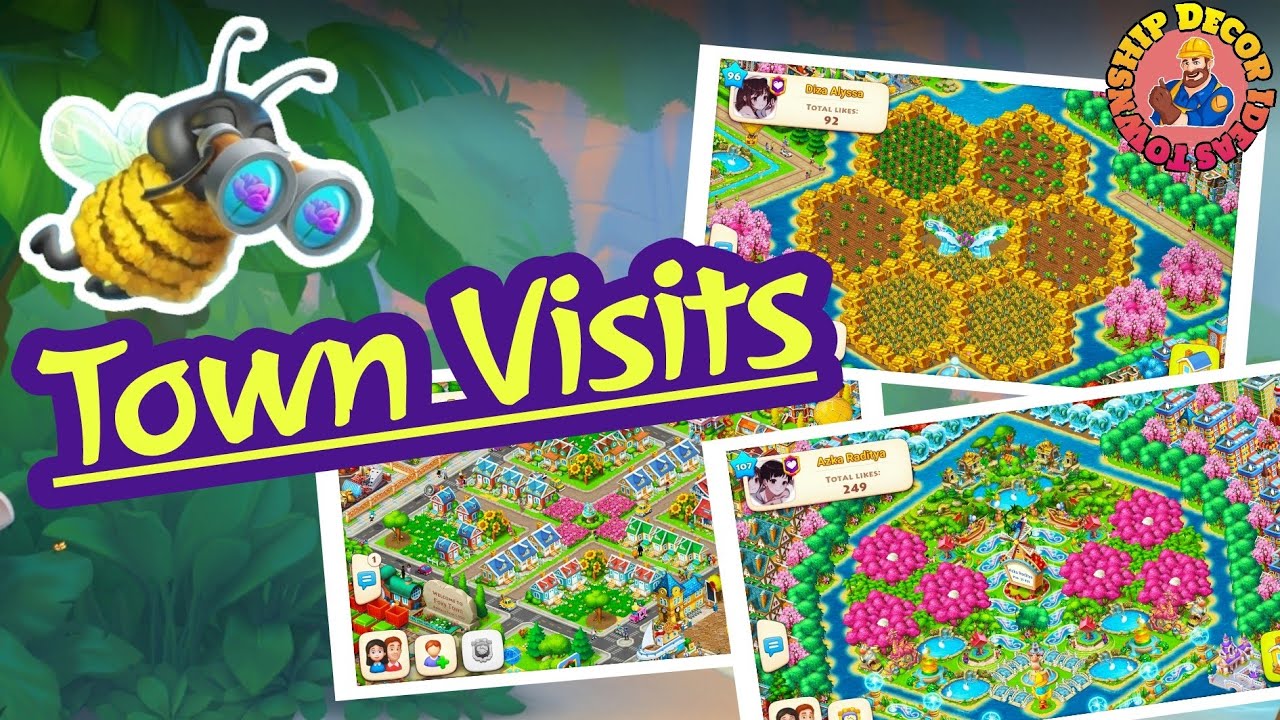 Town Visits || Beautiful Township Decoration ||