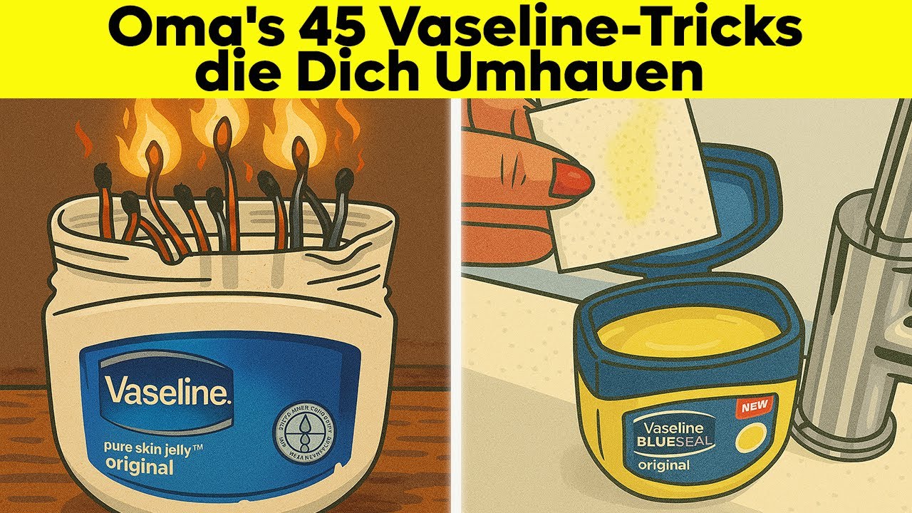 Oma's 45 Vaseline-Tricks, Die Dich Umhauen Und Dein Leben Einfacher Machen!