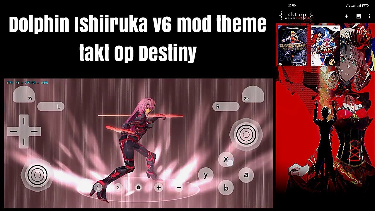 Emulator Dolphin Ishiiruka v6 - mod theme Takt Op Destiny [Helio G85]