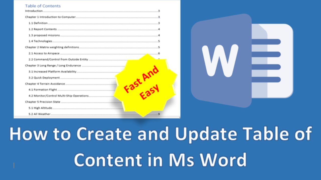 How to Create Table of Content in Ms Word | Urdu/Hindi |Fast and Easy | Real Info Tv