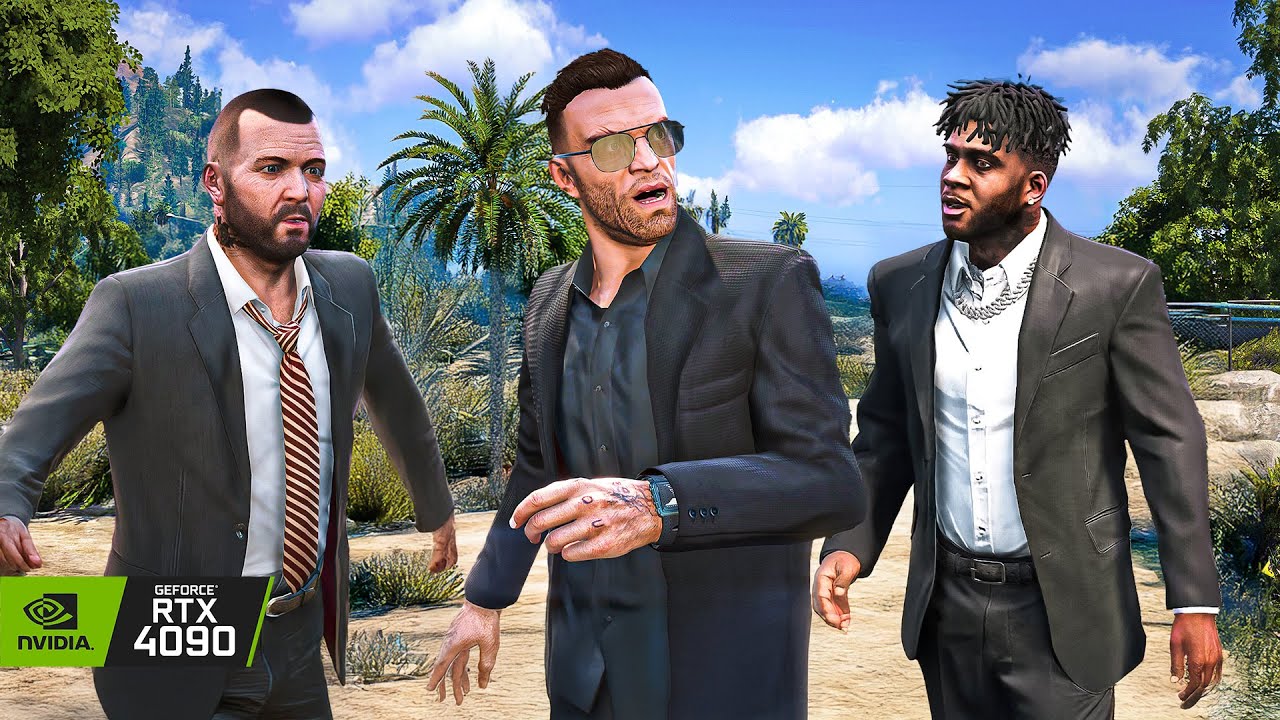 GTA V: 'The Big Score' (Obvious) Mission RTX™ 4090 - Remastered Graphics Maxed-Out Gameplay [4K]