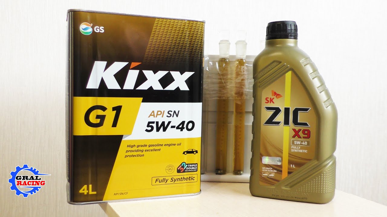 Kixx G1 5w40 против Zic X9 5w40