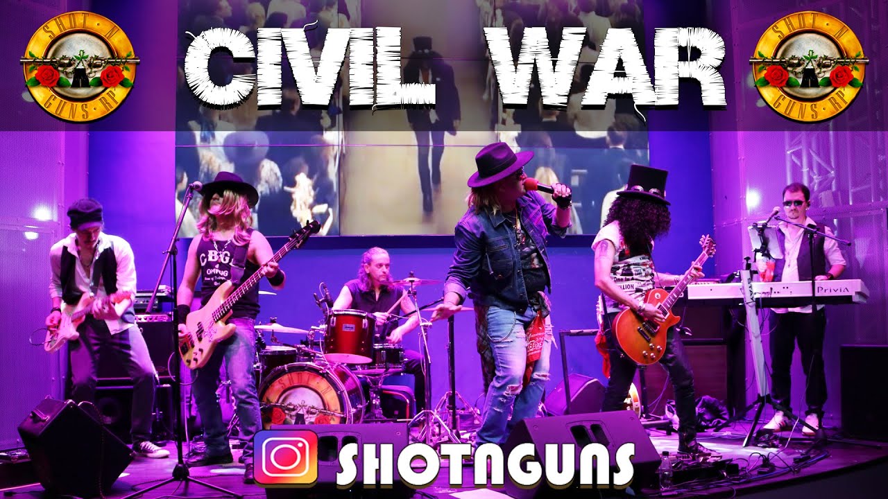 Civil War Full cover - Banda Shot n Guns (Guns n Roses cover Brasil oficial)