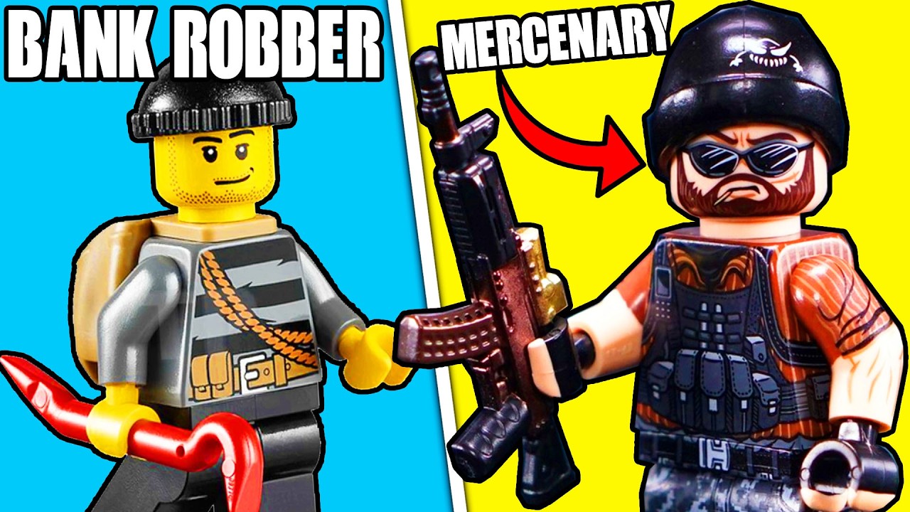 I built an Illegal LEGO ARMY with CRIMINALS...