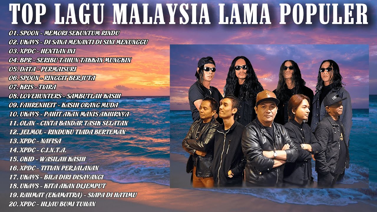Xpdc, Spoon, Bpr, Ukays🎧 Koleksi Lagu Melayu Populer Sepanjang Masa🎧 Lagu Jiwang Melayu 80an - 90an