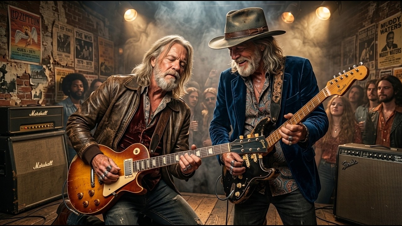 ZZ Top, Gary Moore, Jimi Hendrix 🎸 Classic Blues Rock Guitar Masters