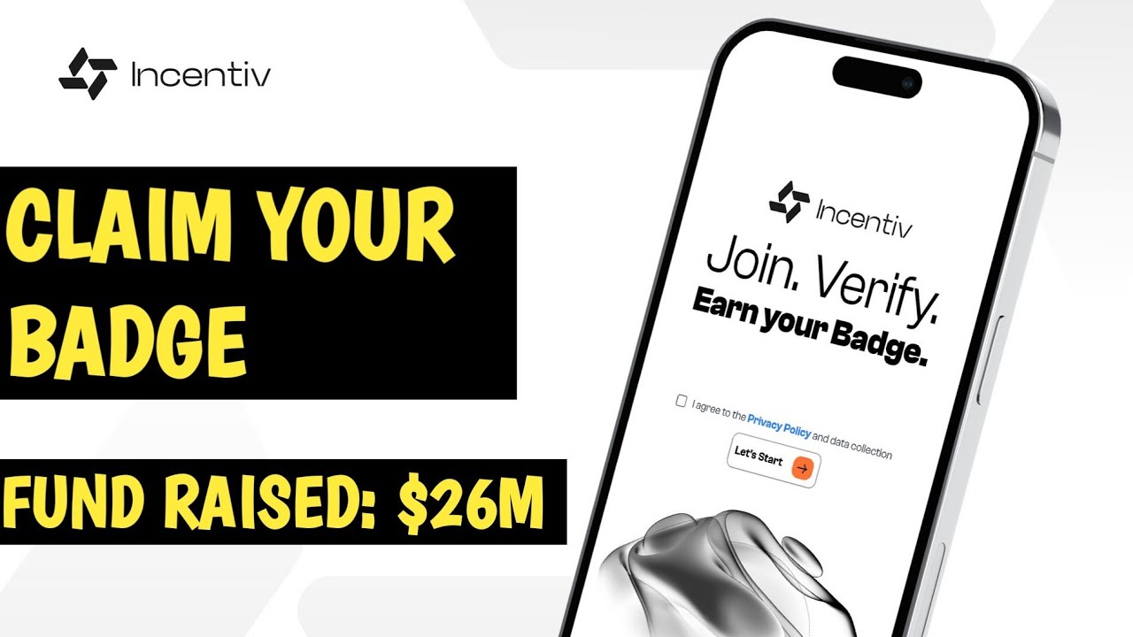 NEW AIRDROP: INCENTIV, CLAIM YOUR EARLY BADGE