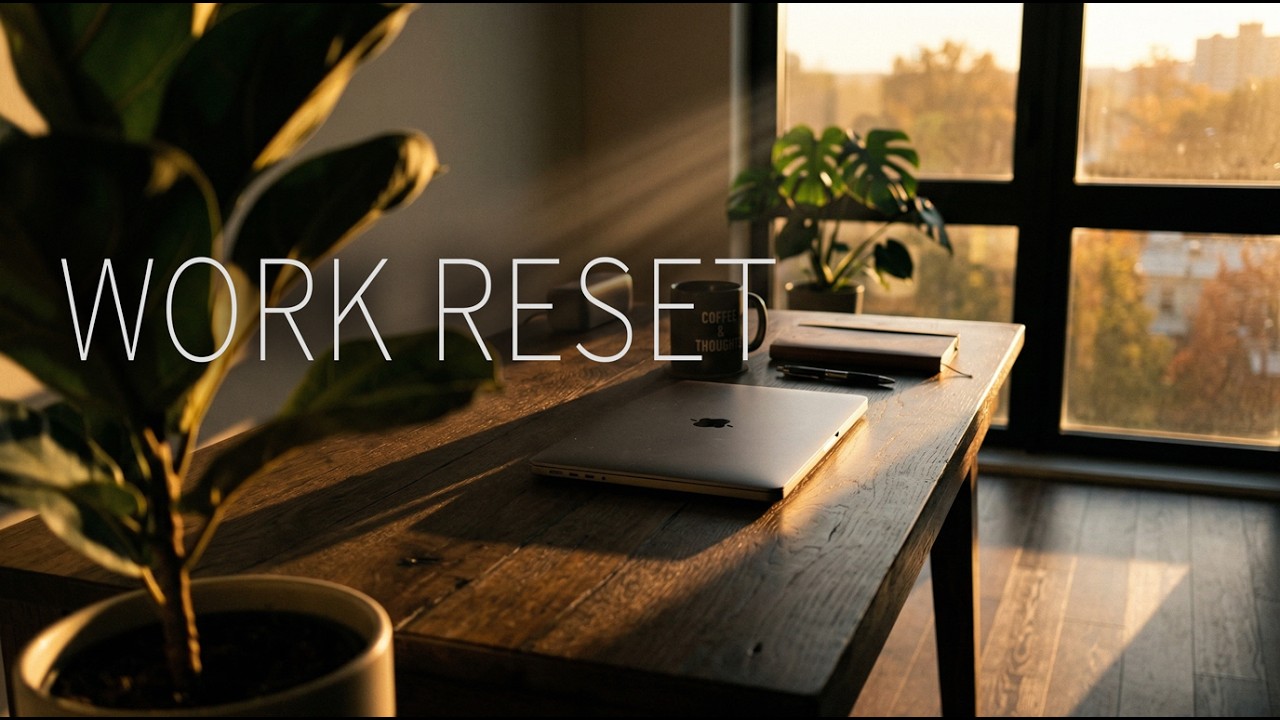 Quiet Modern Workspace — Work Reset | Minimal Reset