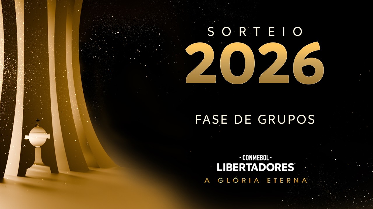 SORTEIO DA FASE DE GRUPOS DA CONMEBOL LIBERTADORES 2026