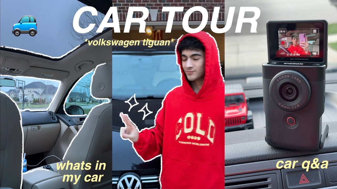 I GOT A CAR! | whats in my car *tour + q&a* | VW TIGUAN