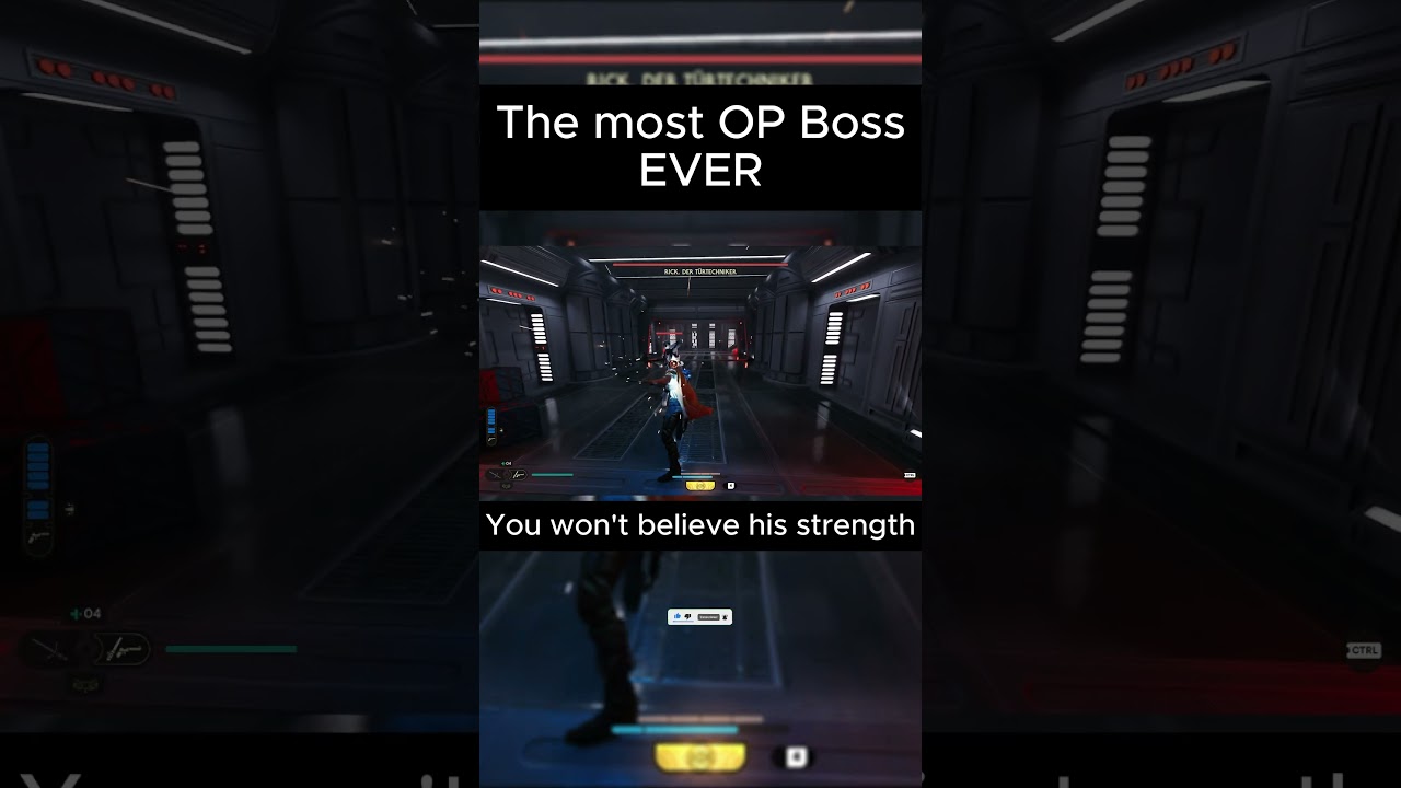 The most OVERPOWERED Boss level EVER | You won't believe it #shorts #gaming #starwars #story #lore