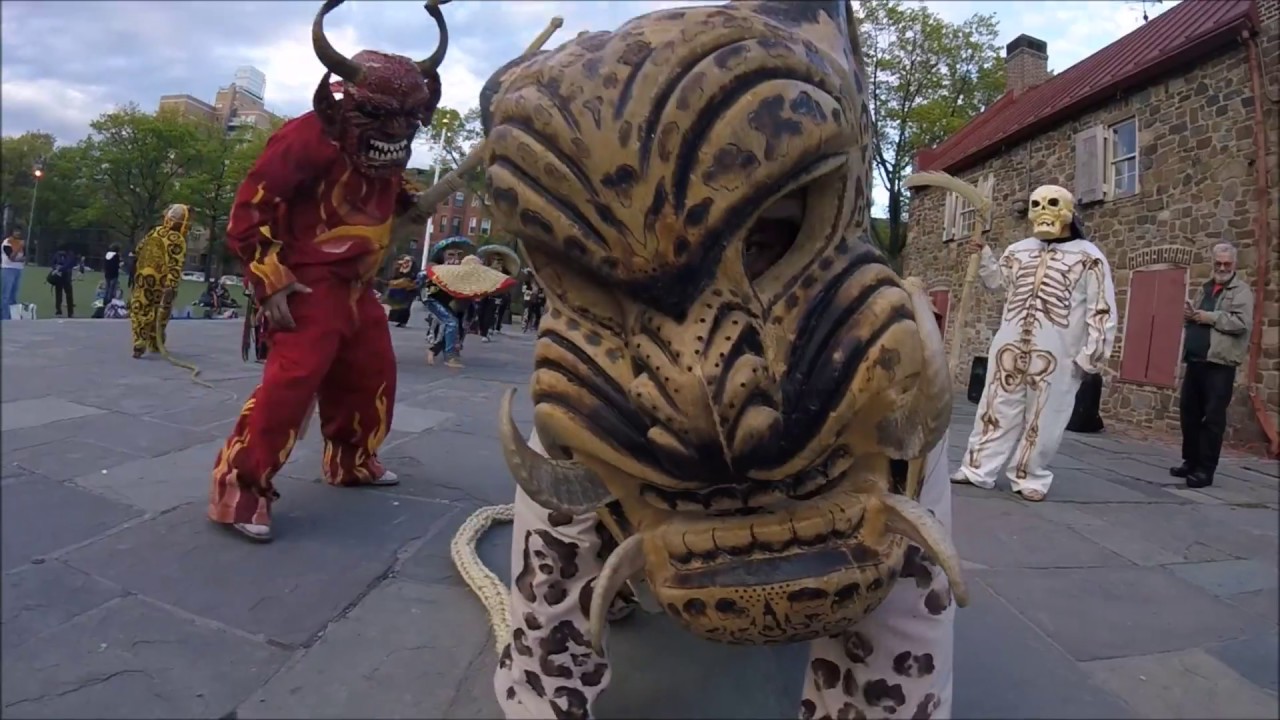 POR PRIMERA VEZ JUNTOS LAS DOS DANZAS DE TECUANES ORGULLO ACATECO MEXICO Y NEW YORK 11/5/2018/