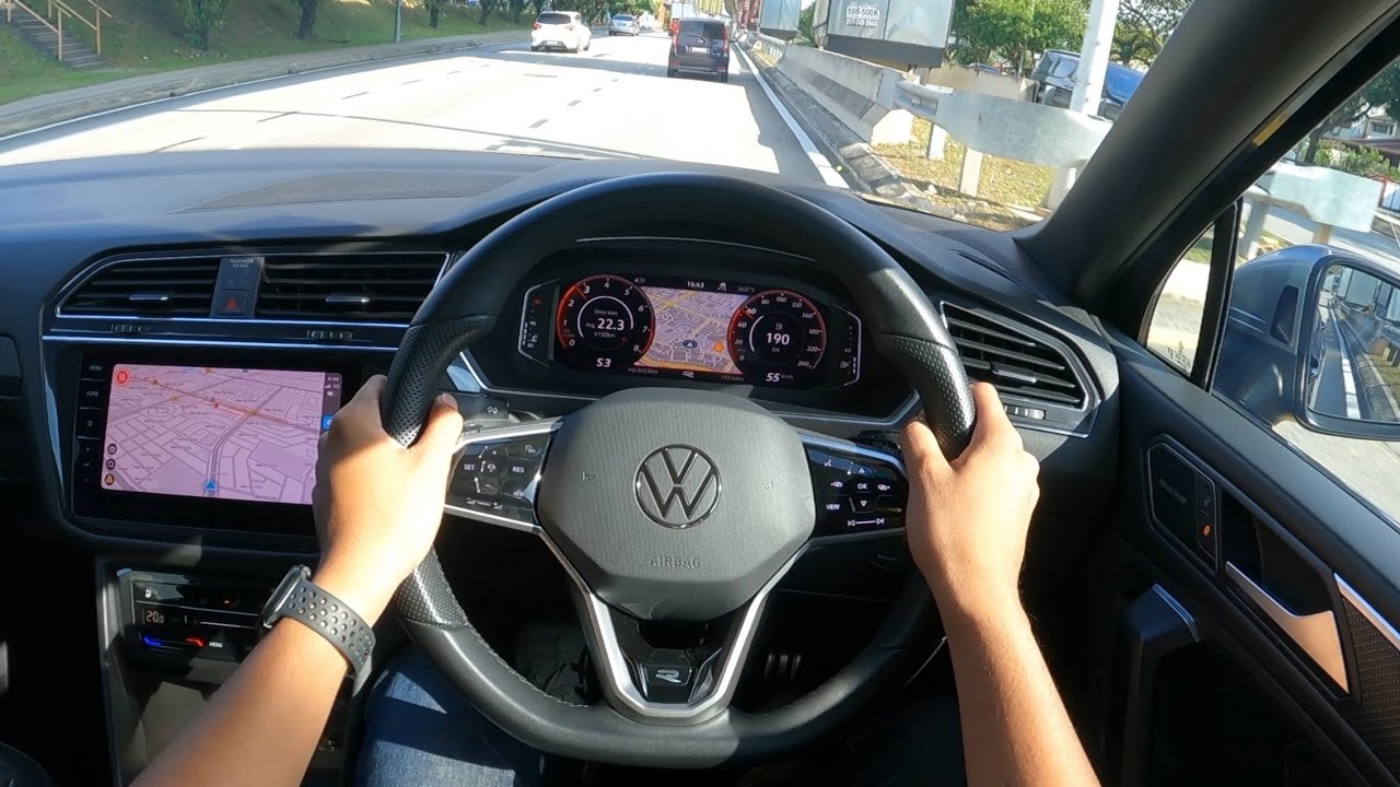 2024 Volkswagen Tiguan Allspace R-Line (7speed DSG) [ 217HP ] POV Testdrive / Walkaround Review