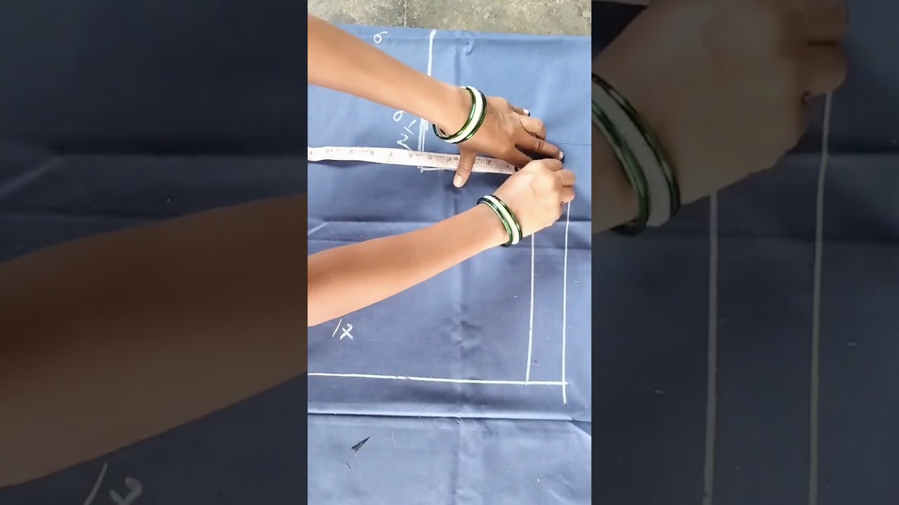 48 size ka katori blouse cutting!#trending #viral #blousedesign #shorts