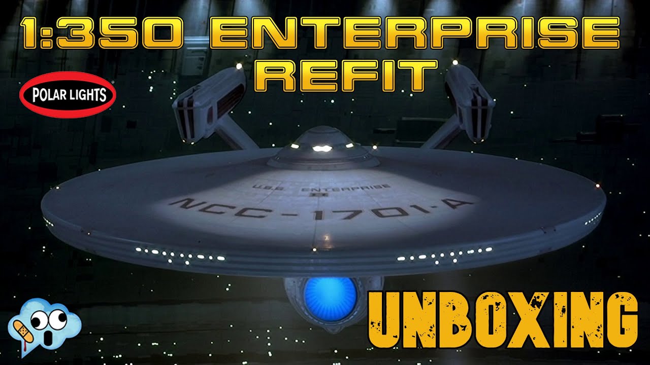 Unboxing the Polar Lights 1/350 Star Trek USS Enterprise refit and some goodies from Tena Controls