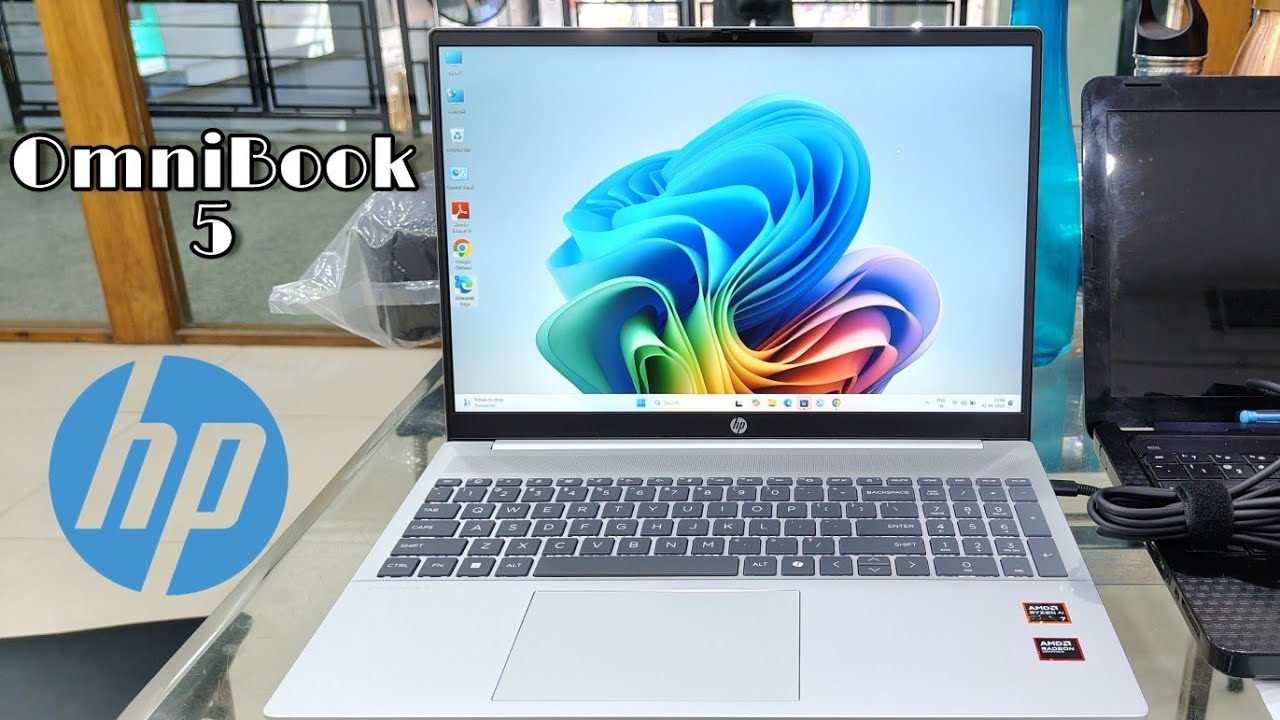 HP OmniBook 5 Next Gen AI Laptop Unboxing & Review #HP #laptop #smart gadgets #16-ag1048AU