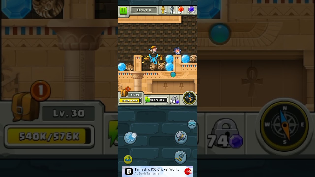Diamond Quest Egypt 4 Level 1 part 1
