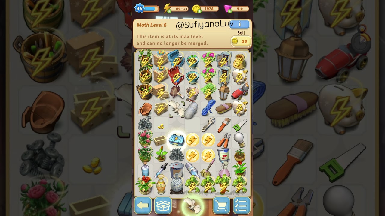 How to Make Yarn in Merge Mansion #mergemansion #game #tipsandtricks