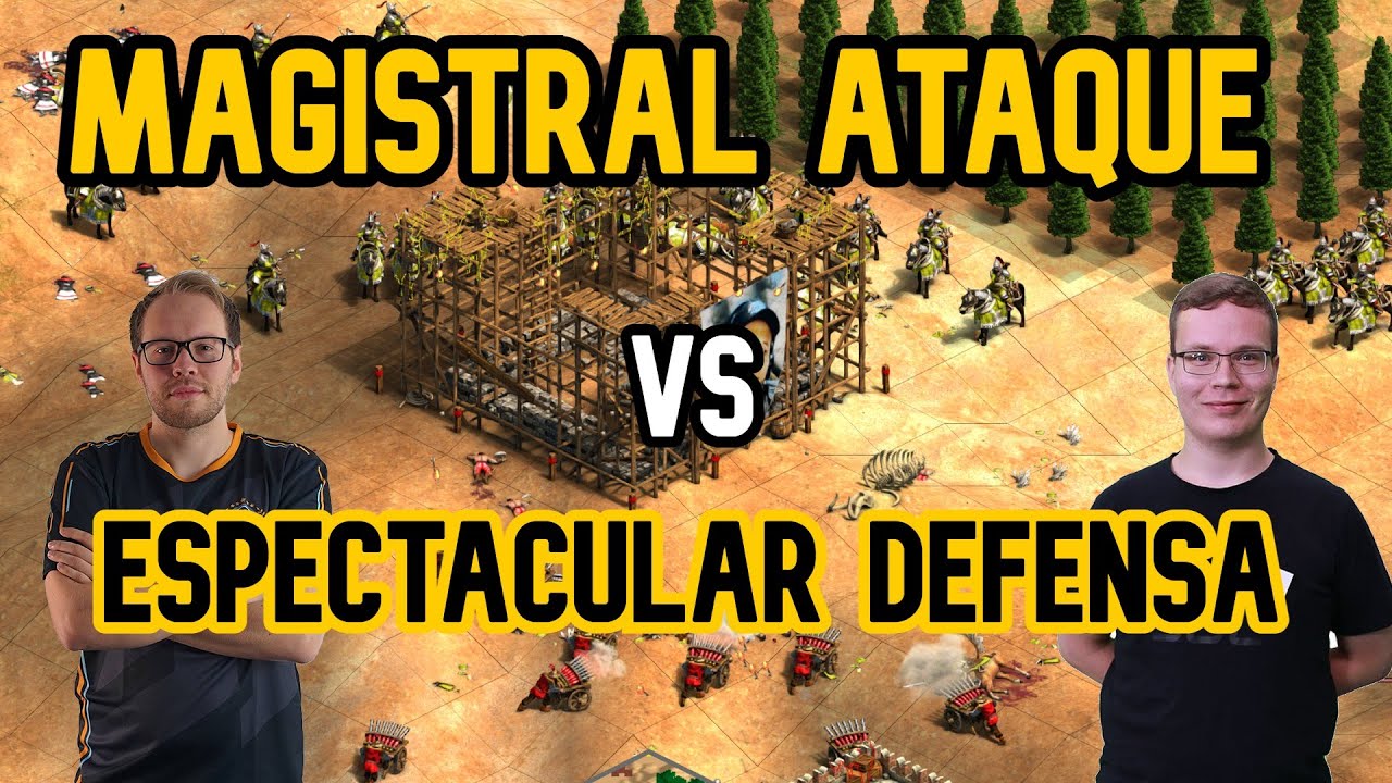 MAGISTRAL ATAQUE VS ESPECTACULAR DEFENSA AGE OF EMPIRES 2