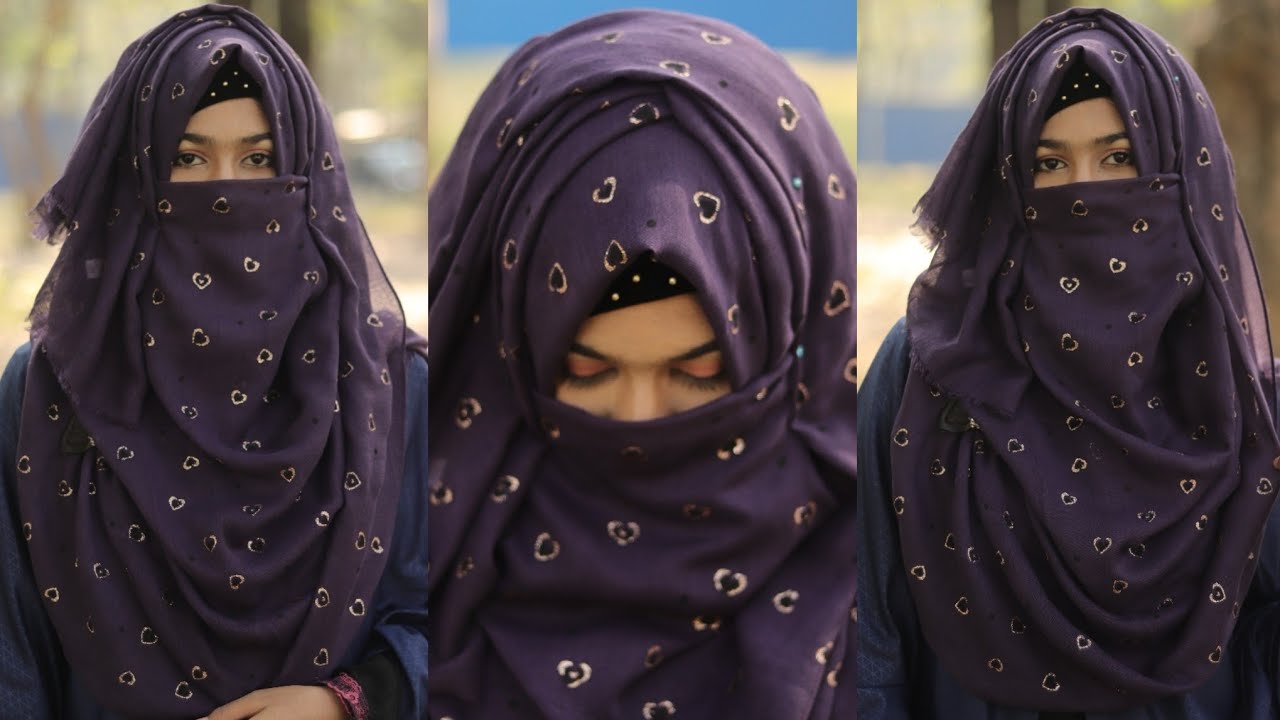 Criss Cross Niqab Tutorial for Daily Class,Work & Office| MUNA