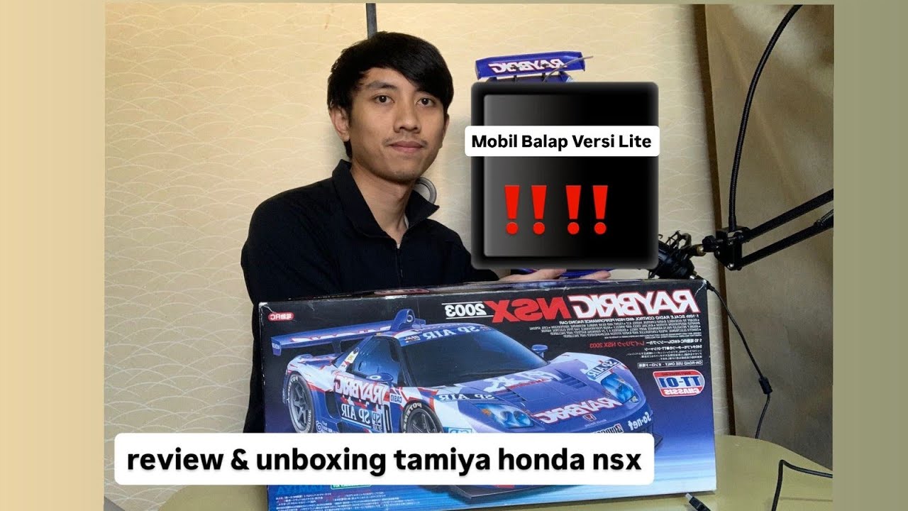 Review dan Unboxing RC Tamiya TT-01 Honda NSX Raybrig 2003 Indonesia