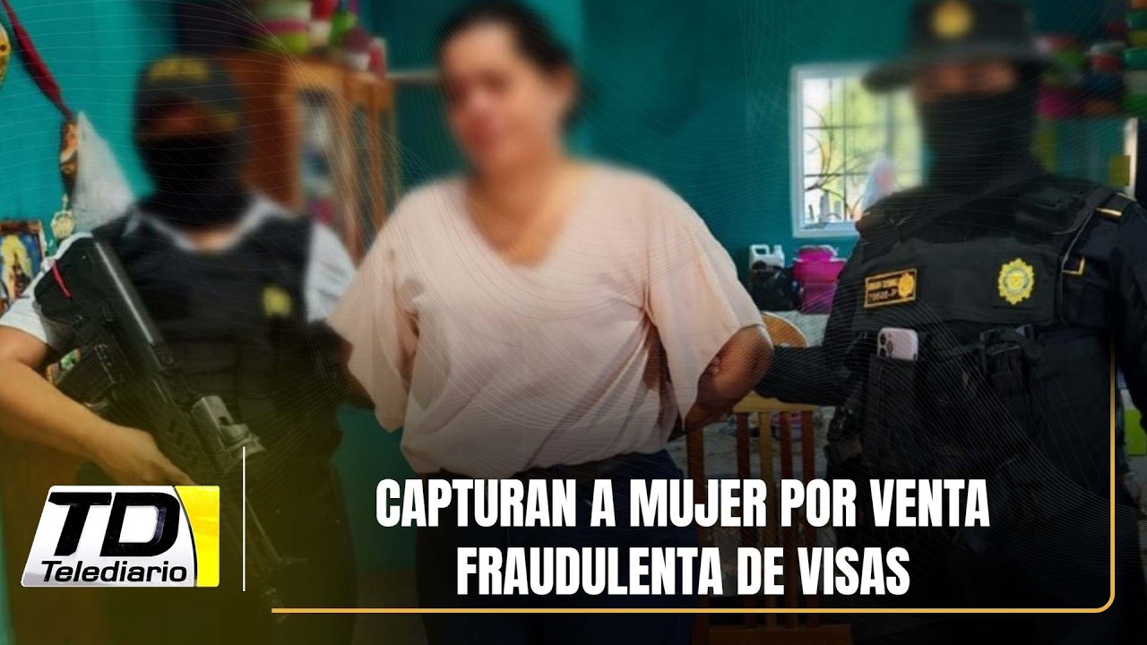 Capturan a mujer por venta fraudulenta de visas
