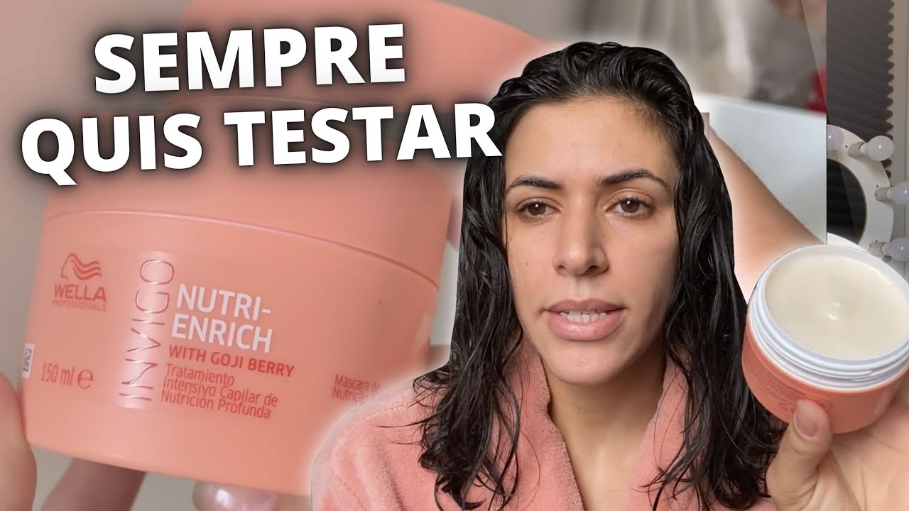 TESTEI A MÁSCARA NUTRI-ENRICH INVIGO DA WELLA - É TUDO ISSO MESMO ? | Larisse Gama