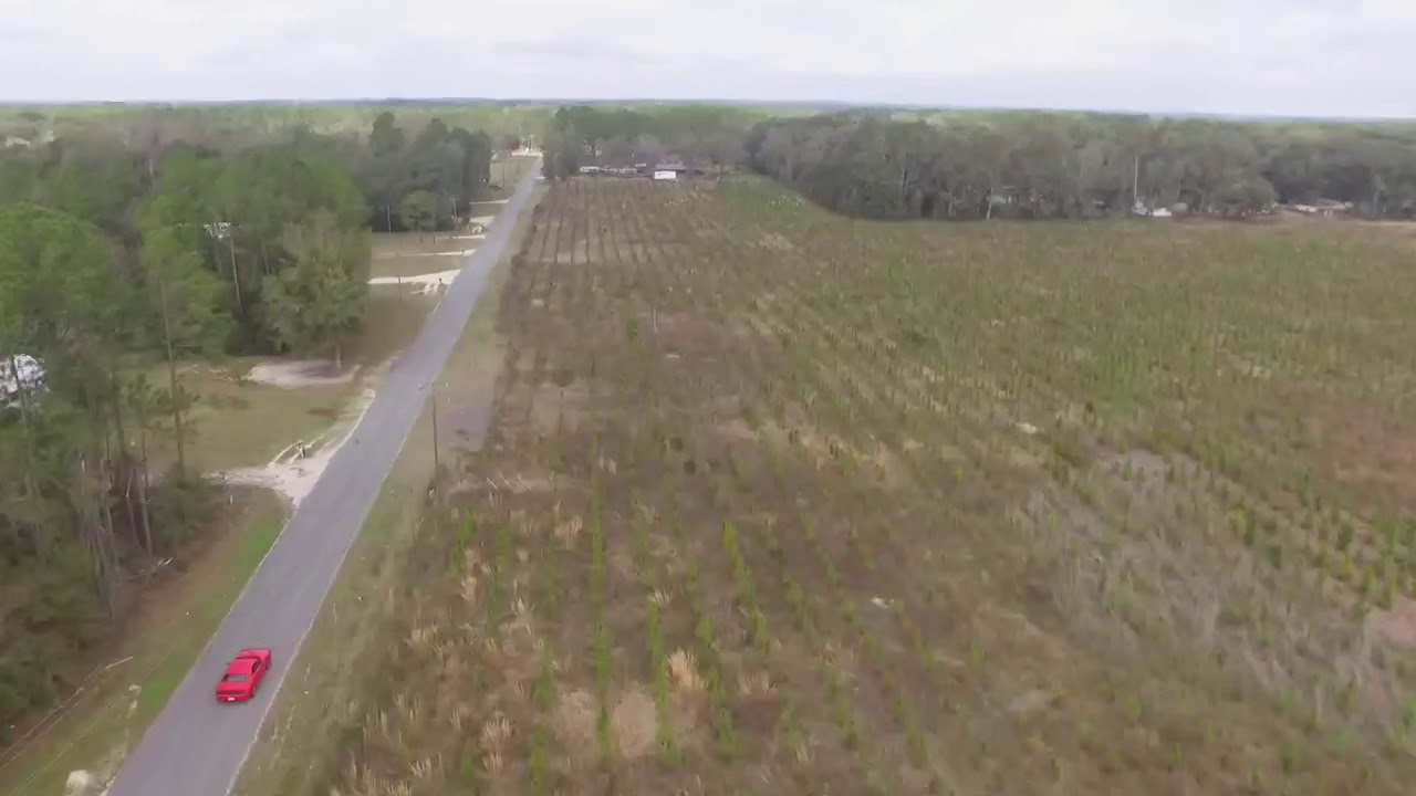 Drone footage of Live Oak Fl