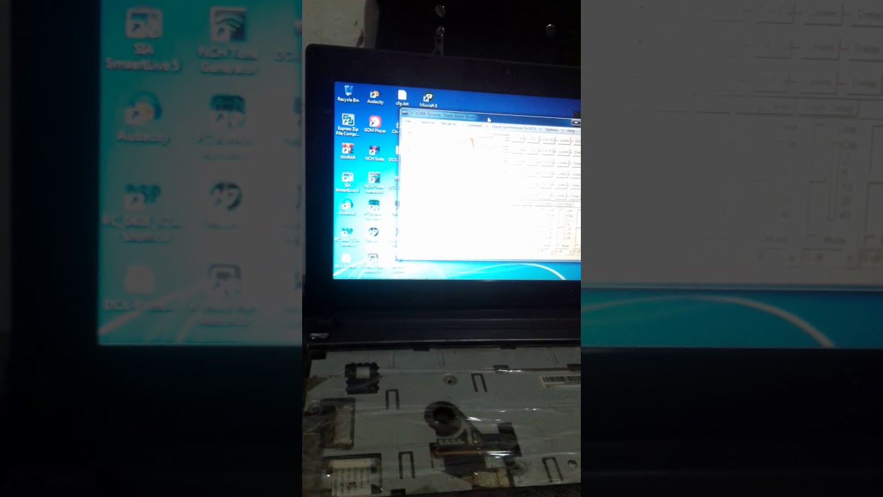 Remot dcx2496 menggunakan kabel cat 5