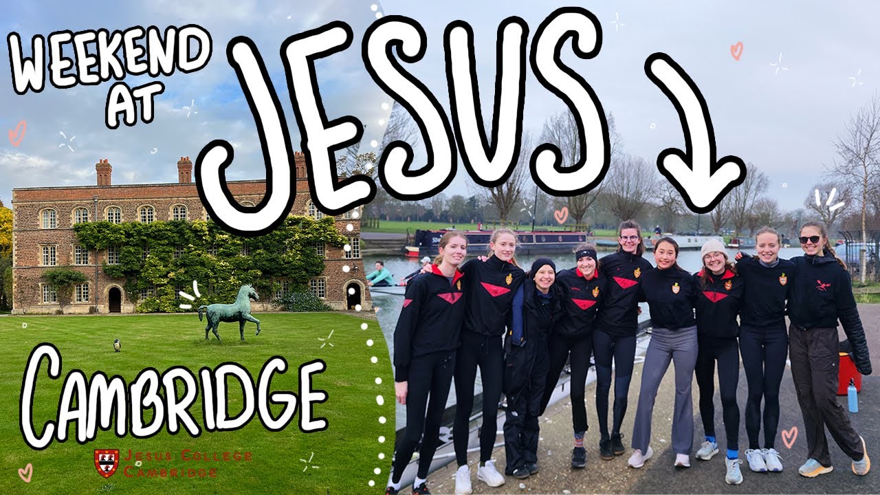 A weekend in the Life - JESUS COLLEGE CAMBRIDGE 🖤❤️🖤 Rowing, Formal, Library