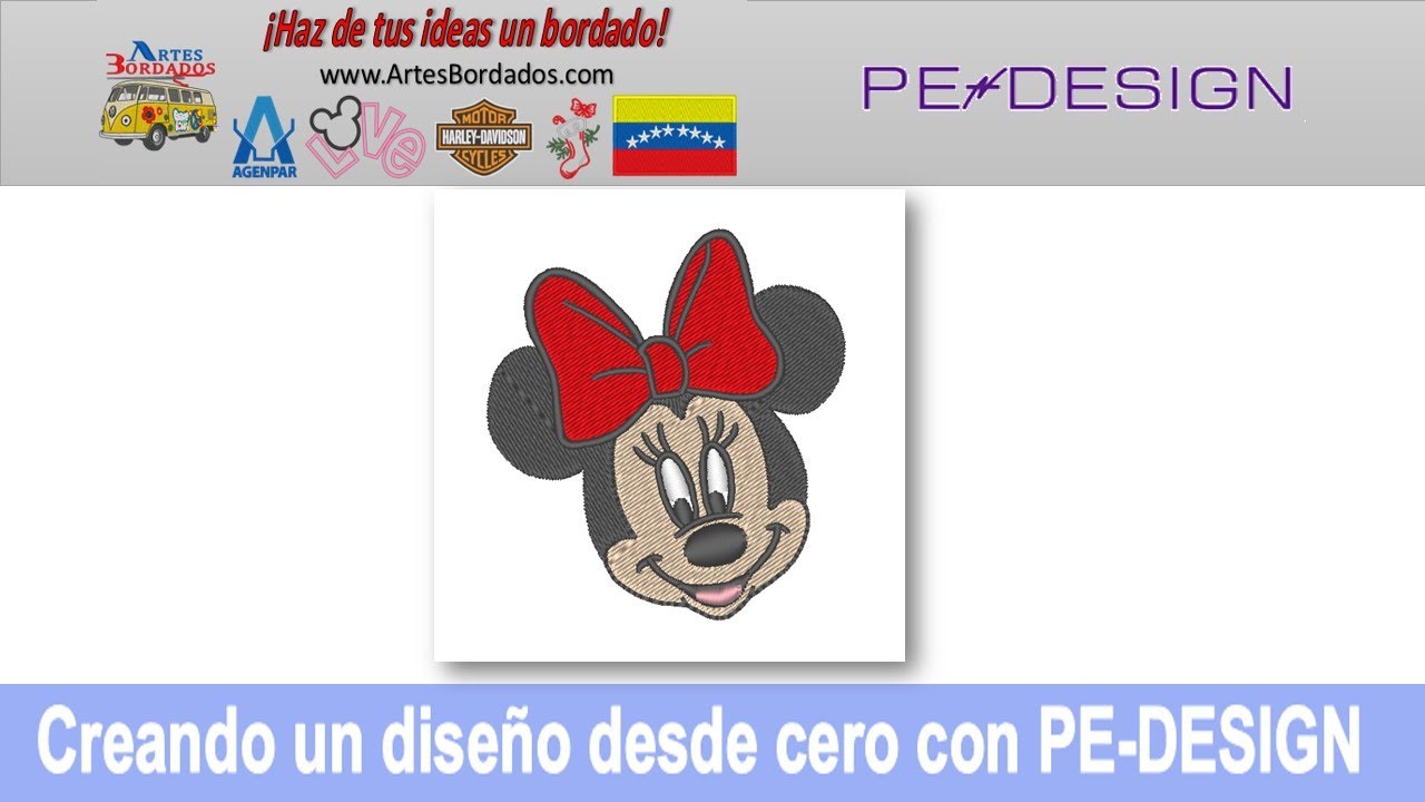 Creando un diseño de bordado en PE-DESIGN 10 - 100% descargable