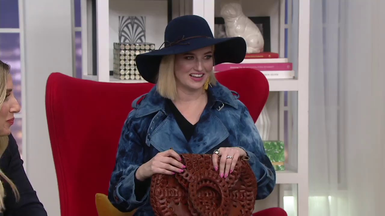 Patricia Nash Leather Shoulder Bag - Pisticci on QVC