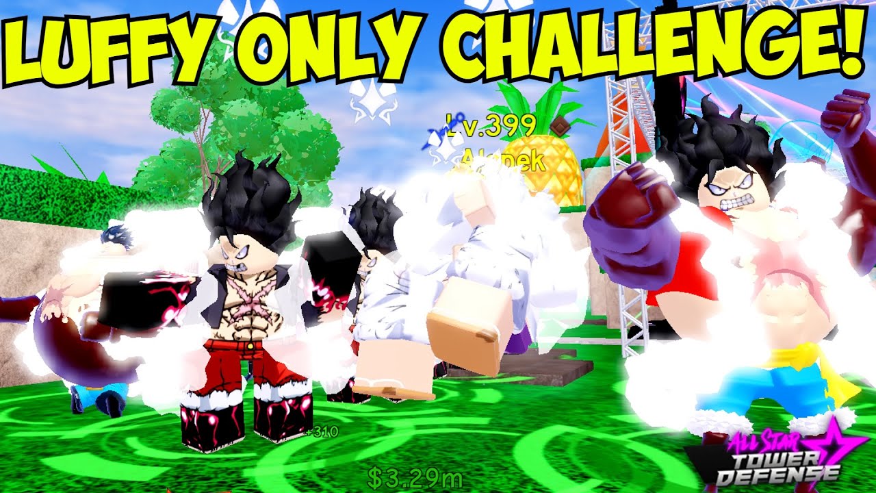 Luffy Only Vs. Infinite Mode (SUPER OP) Ft. Luffy 7 Star | ASTD Challenge