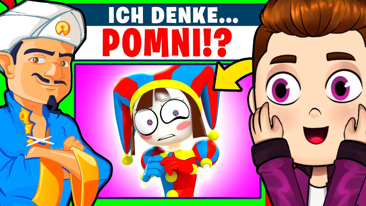 AKINATOR vs AMAZING DIGITAL CIRCUS!? (Kann Akinator The Amazing Digital Circus Erraten?)
