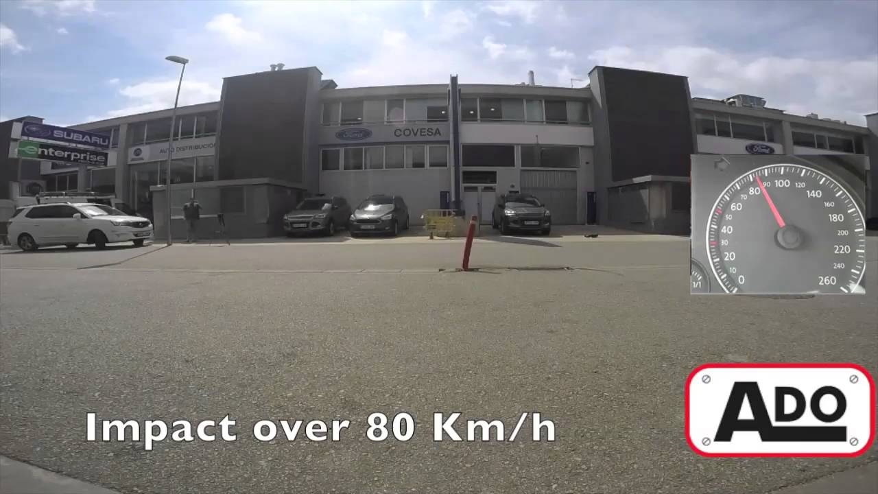 Impact test a resist s over 80 kmh