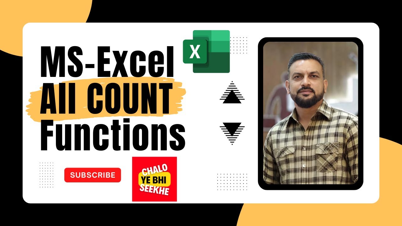 COUNT, COUNTA, COUNTBLANK, COUNTIF & COUNTIFS Explained in Excel 📊 | Full Tutorial for Beginners