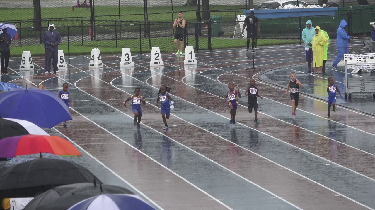 Boys 100m Dash 5-6 Year Old Finals- 44th Annual Northwest Track & Field Classic 2019