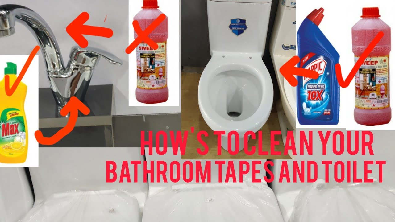How's maintain washroom tape # how's to clean your bathroom tapes and set