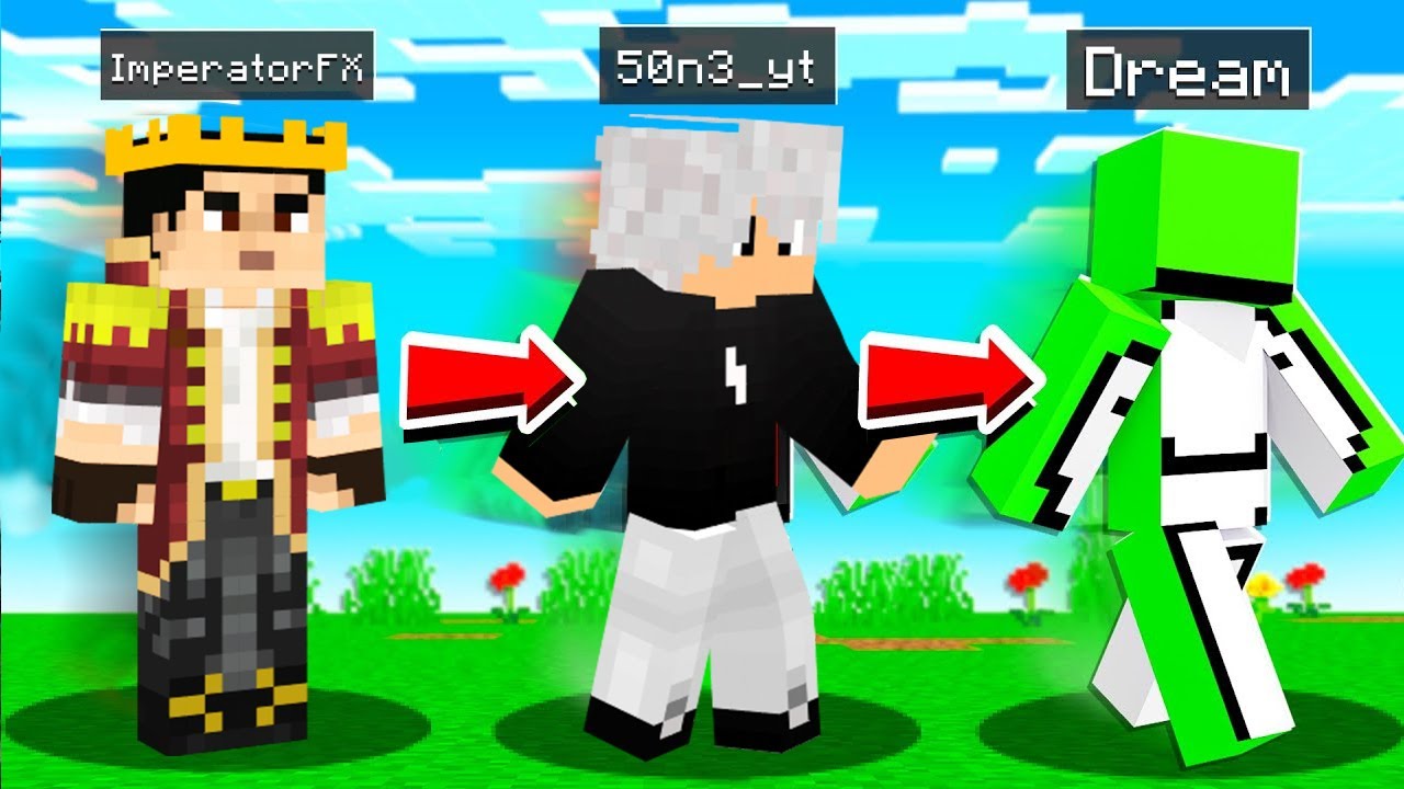 SVAKIH 30 SEKUNDI SE PRETVORIM U NEKOG YOUTUBERA U MINECRAFTU! :O